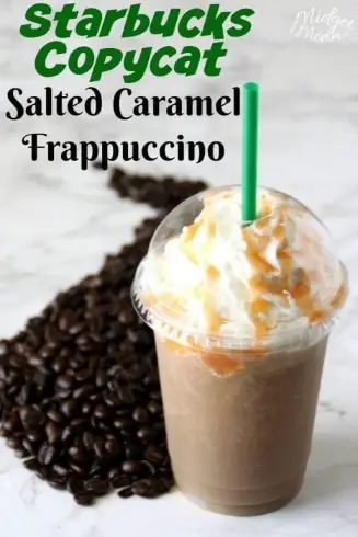 DIY easy Starbucks Salted Caramel Frapp