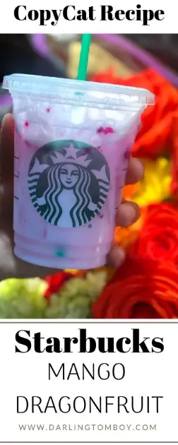 Mango Dragon fruit Starbucks Refresher Recipe