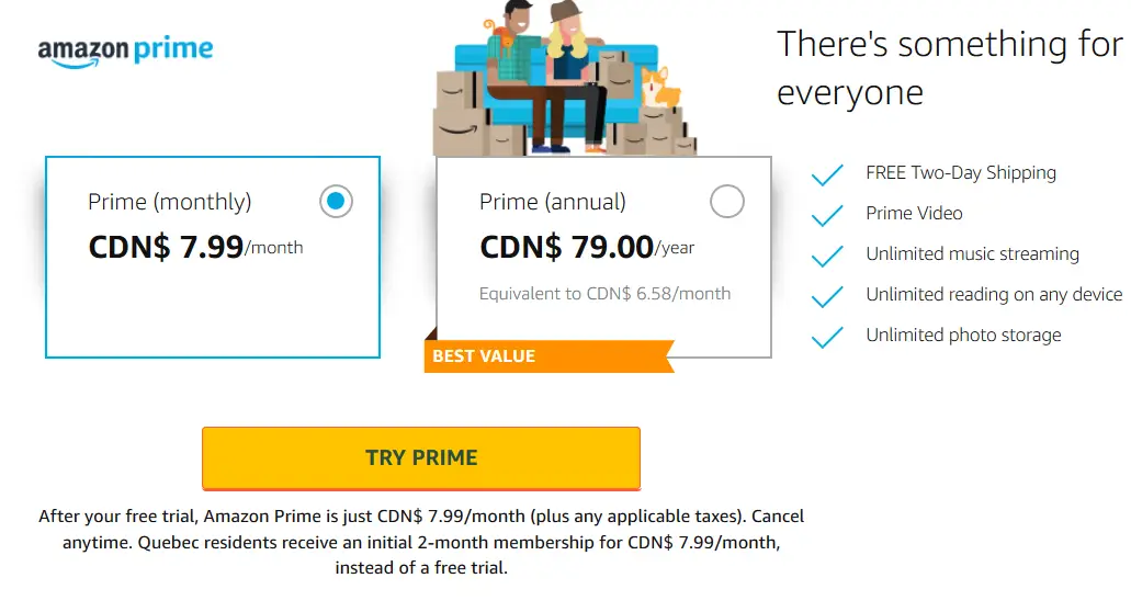 Amazon-Canada-Prime-Membership-Costs