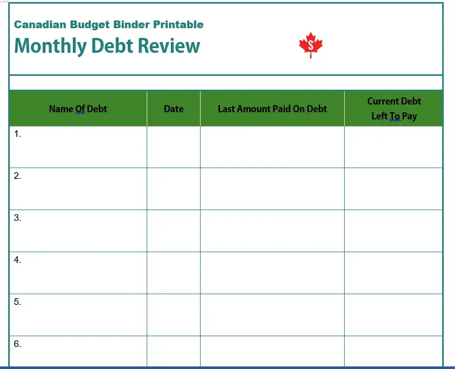 Monthly-Debt-Review-Budget-Binder-Printable-Screenshot