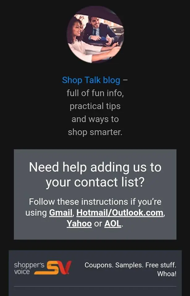 Shopper's Voice Shop Talk