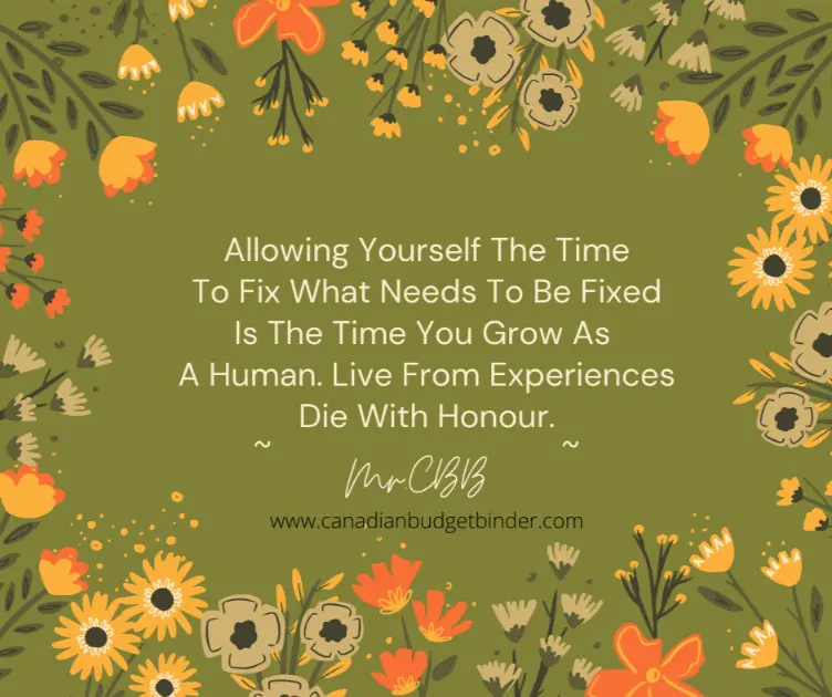 Motivational Quote By Mr. CBB  Canadianbudgetbinder.com