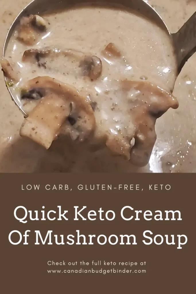 Homemade Keto Mushroom Soup 