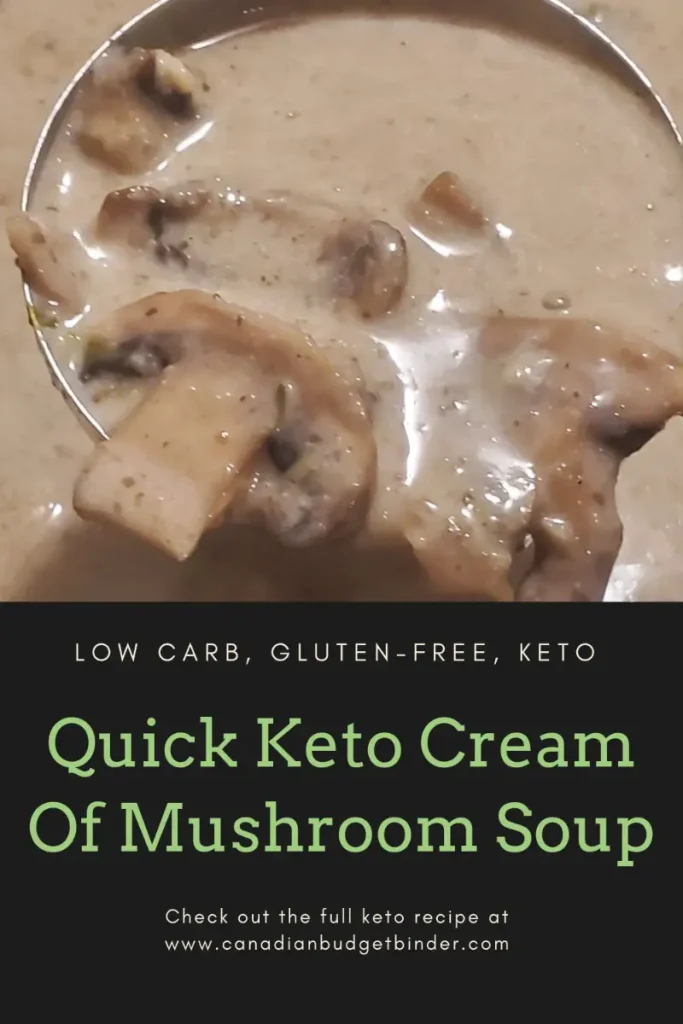 Easy Keto Cream of Mushroom Soup