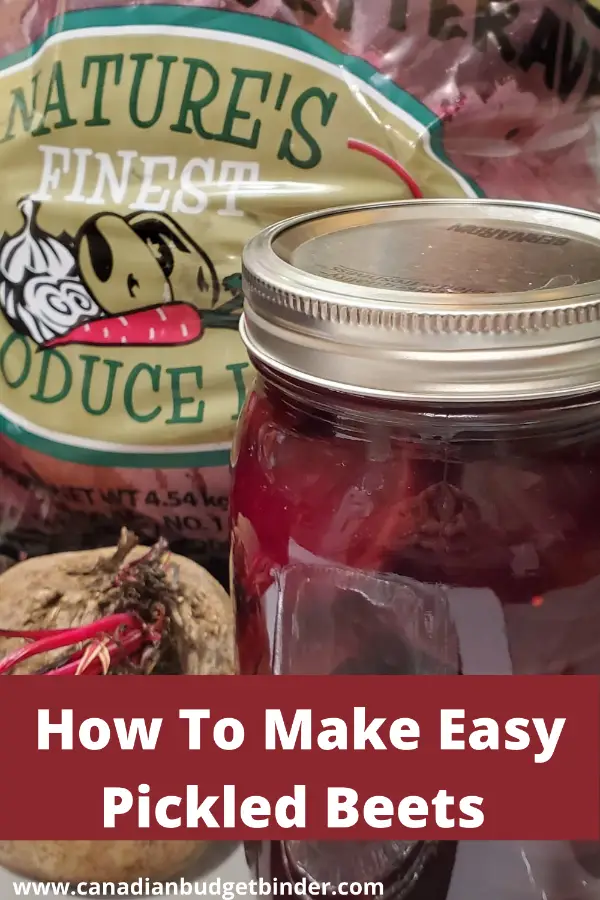 low sugar pickled beets