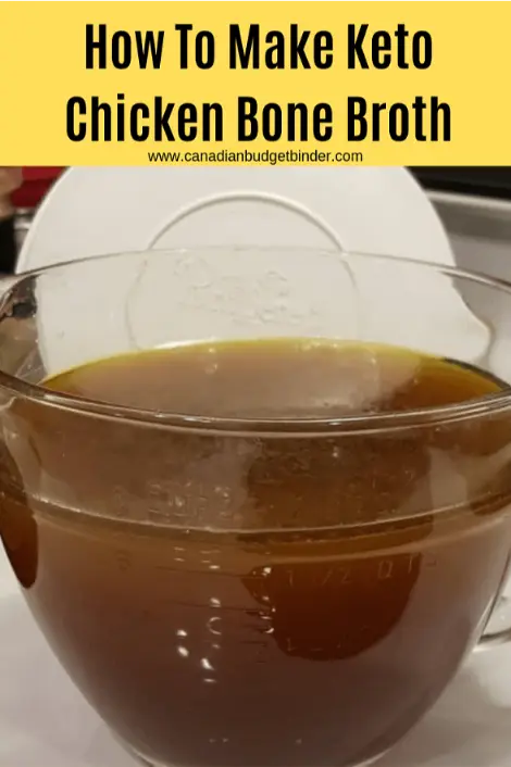 keto chicken bone broth soup