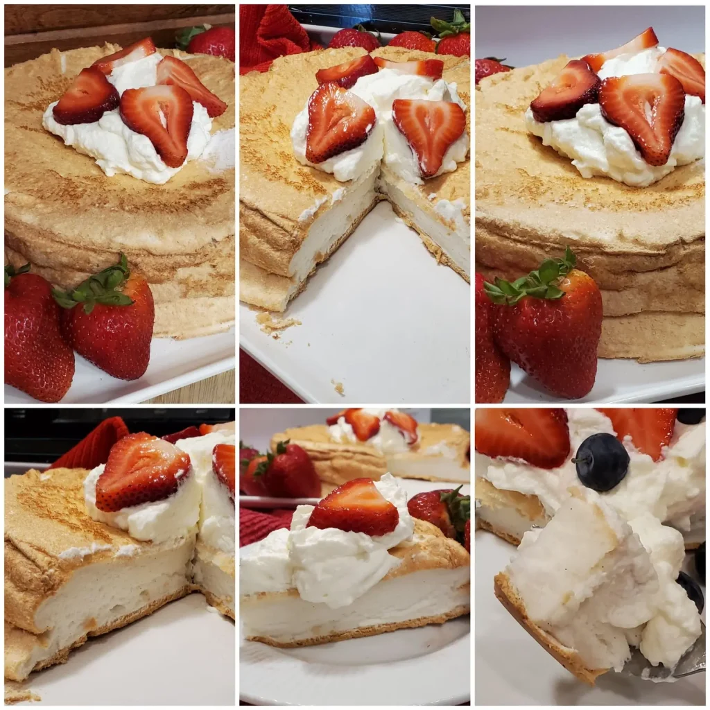 keto angel food cake photos