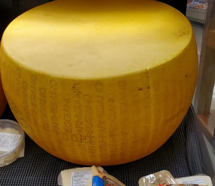 Wheel of Parmigiana Reggiano Cheese
