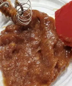 The sugar-free maple syrup thickening agent lump