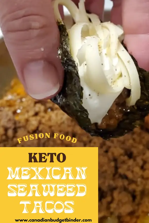 How To Make Keto Fusion Mexican Korean Seaweed Tacos