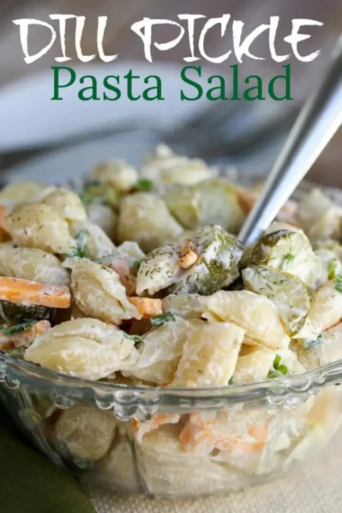 How To make dill pickle pasta salad