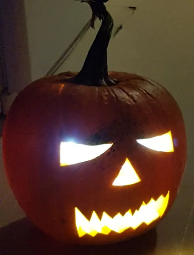 Our Spooky Halloween Pumpkin