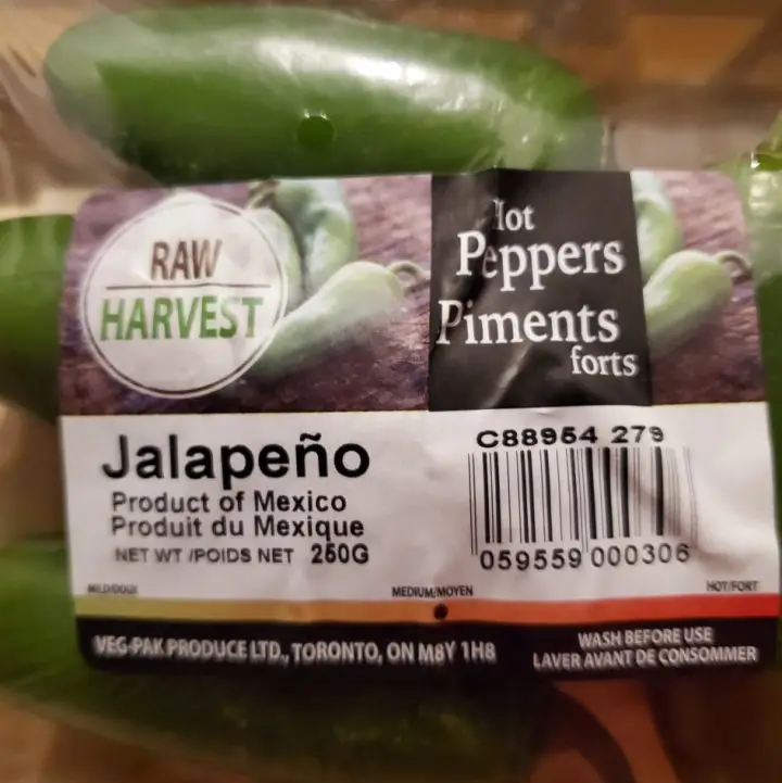 Raw Jalapeno Poppers A Product of Mexico