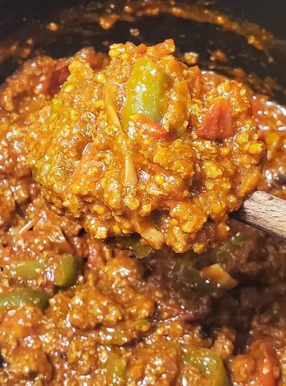 Keto Chili Made On The Stove-Top In A Pot