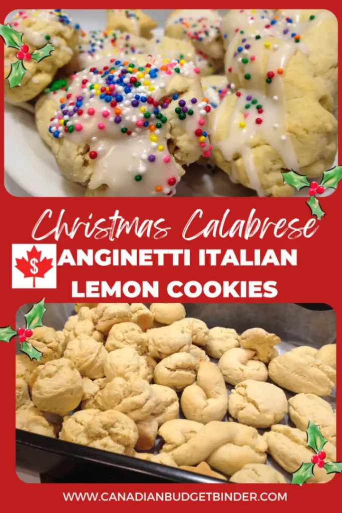 Easy Calabrese Anginetti Lemon Cookies