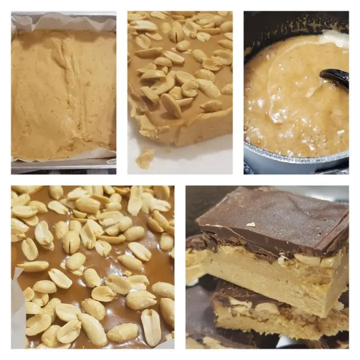 How To make Copycat Keto Snickers Bar step by step instructions