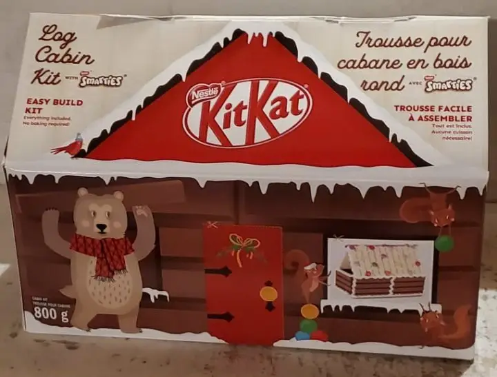Kit Kat Log Cabin To Decorate For Christmas