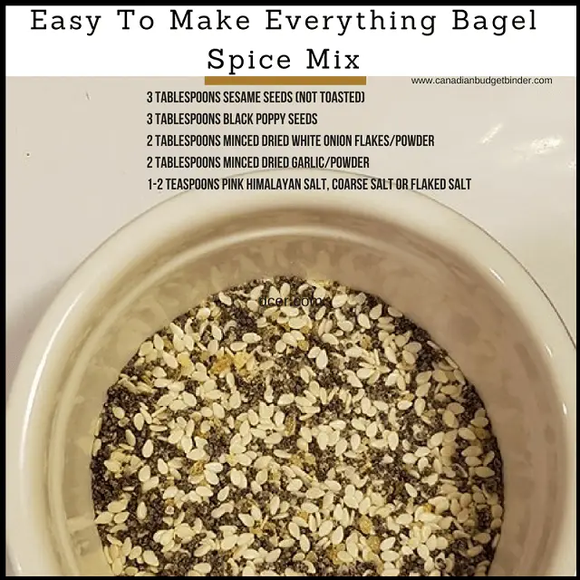 Everything But the Bagel Spice Mix Homemade