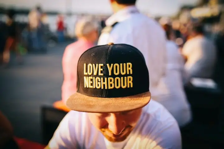 Love Your Neighbour Hat