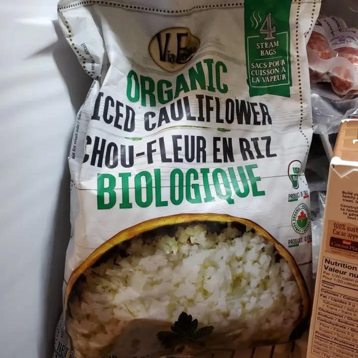 Organic Riced Cauliflower From Costco Canada