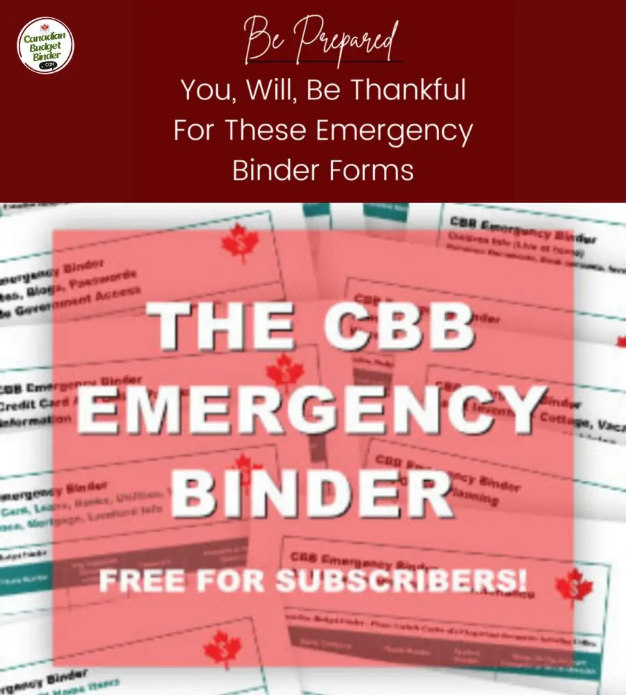 Emergency Binder Free Printable Package for If I Die Binder Free Printable