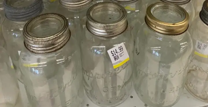 No Thrifty Spender or Cheap Spender would EVER pay this much for Mason Jars