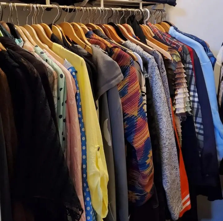 Get Rid Of Clothes, Shoes and accessories you no longer use in your closet.