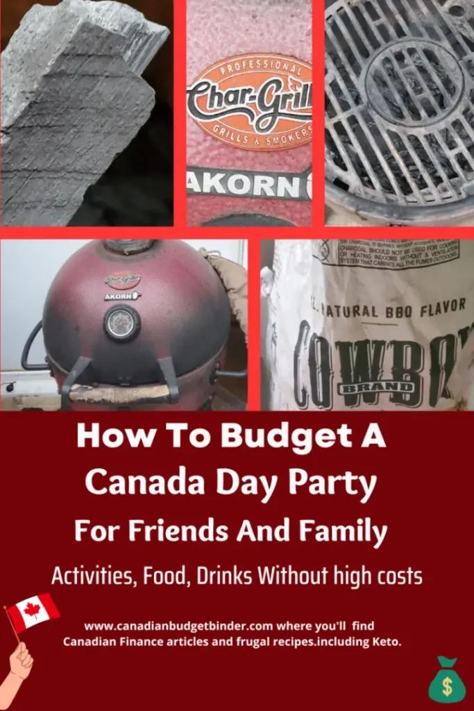 How To Plan a Canada Day Party using a Junior Acon Charcoal Grill for any Occasion