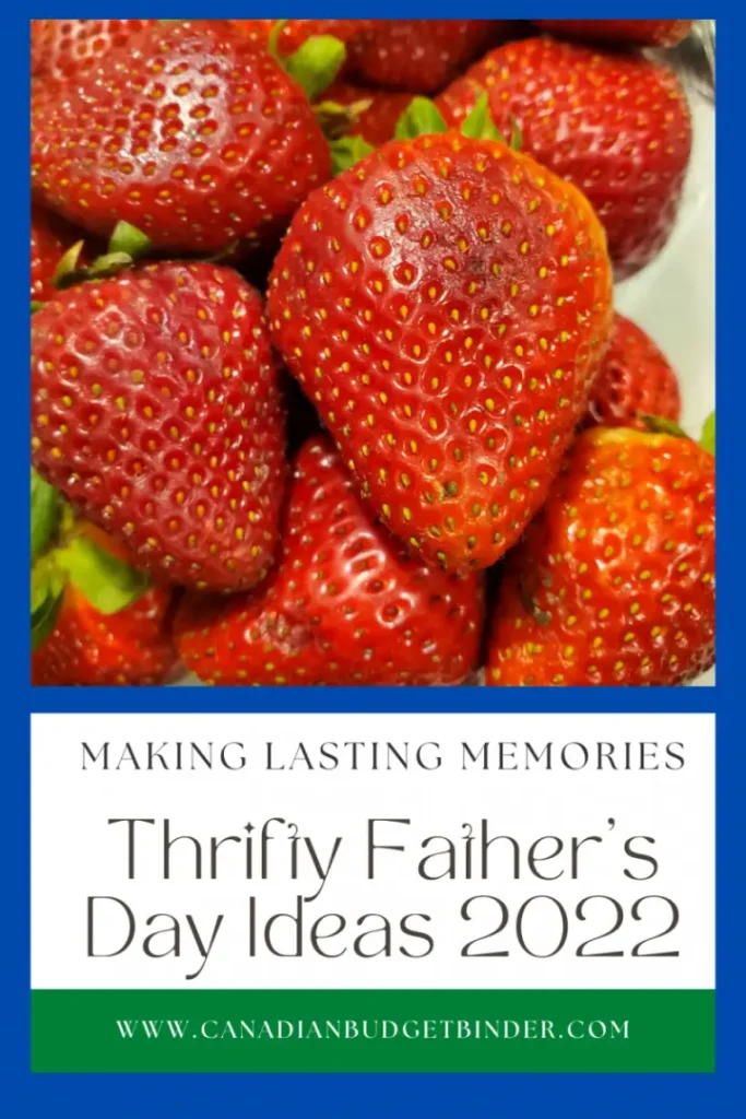 Picking strawberries for Father’s Day 2022.