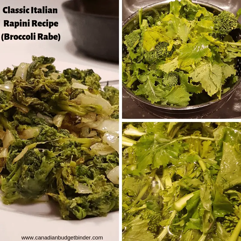 Classic Italian rapini recipe as part of our Father's Day Ideas 2022 Menu
