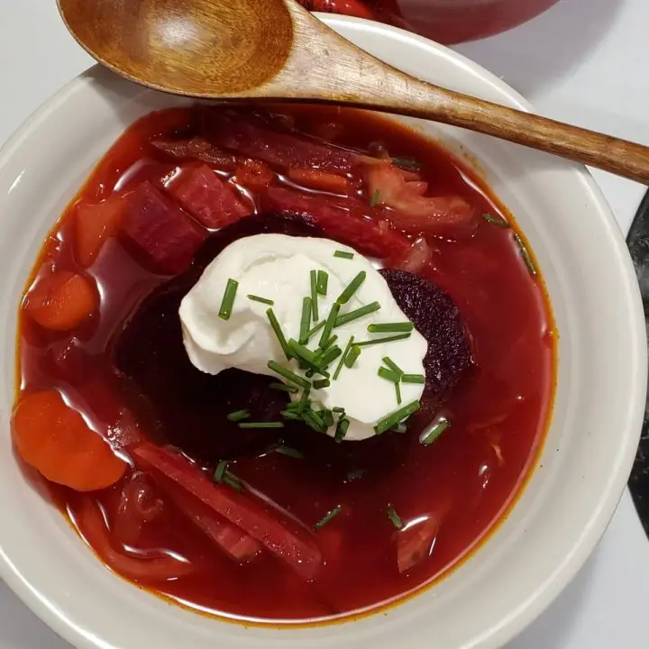 Borscht Soup Ukrainian