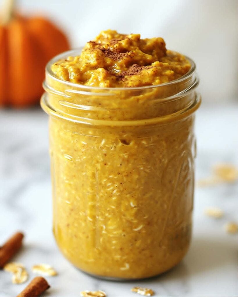Healthy Pumpkin Overnight Oats