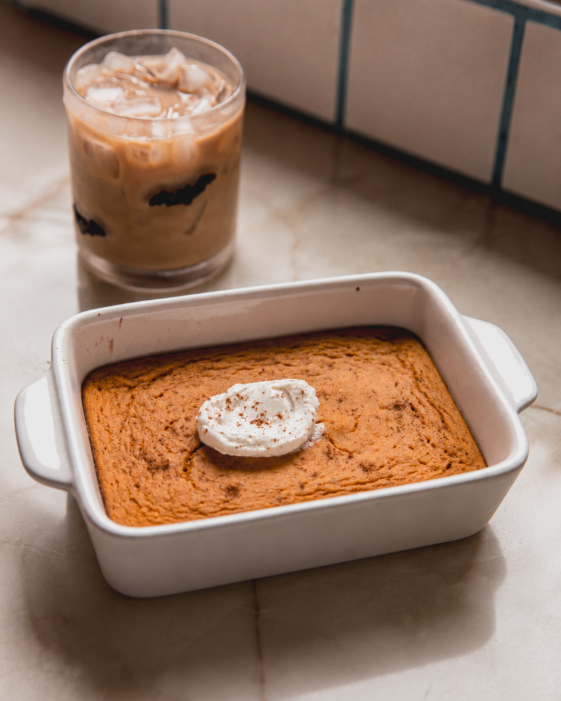 Pumpkin Protein Breakfast Cake