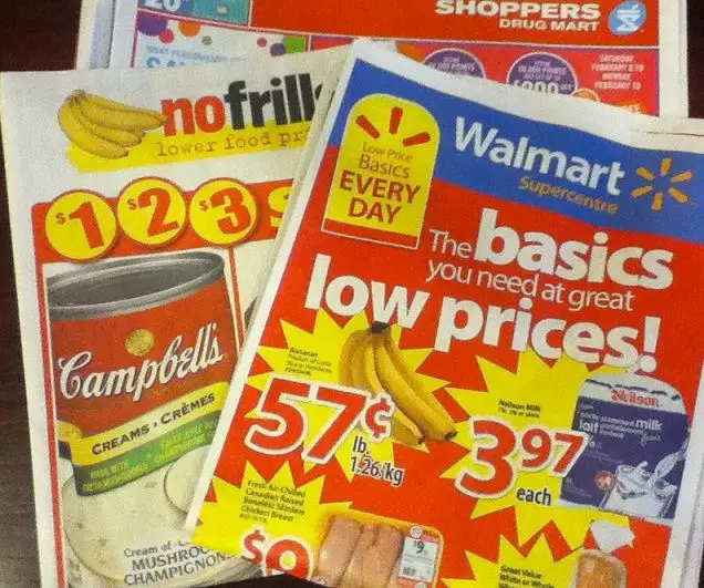 Weekly Food Flyers Walmart and No Frills