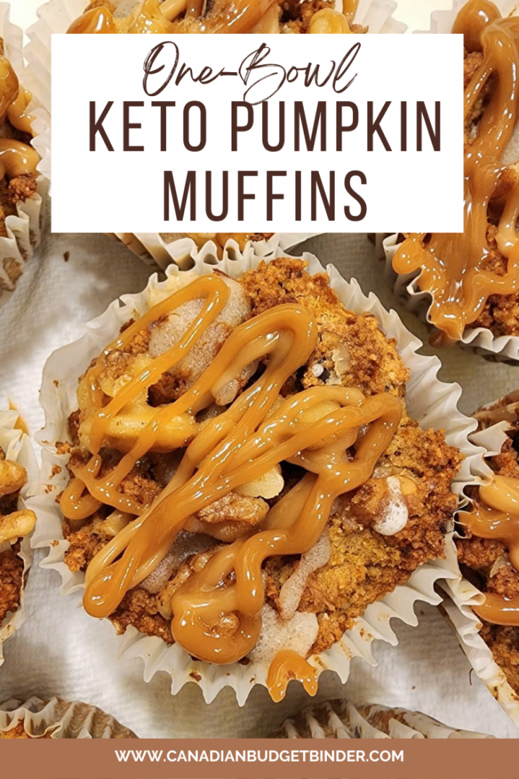 Keto pumpkin spice muffins