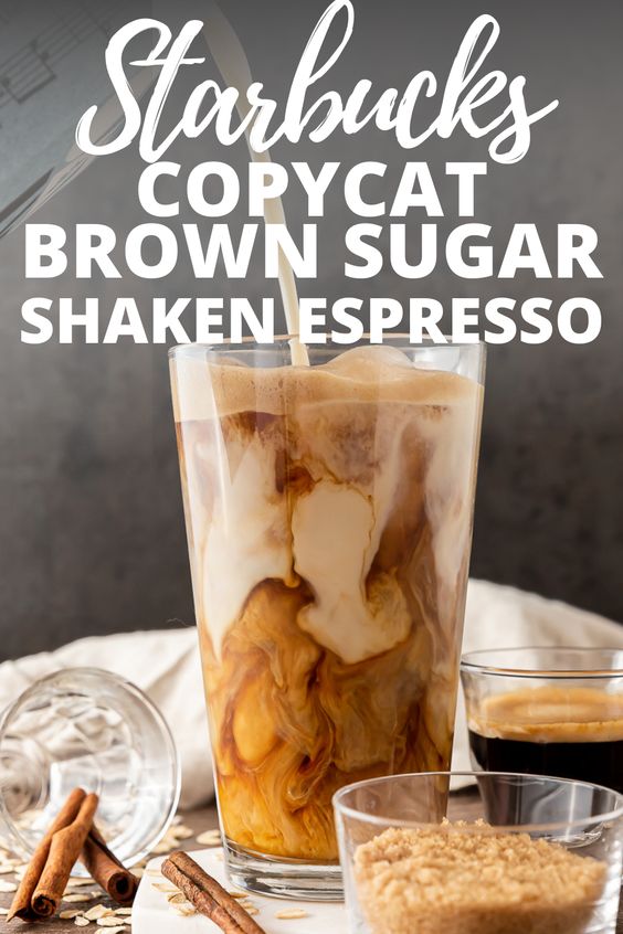 Starbucks Copycat Brown Sugar Shaken Espresso