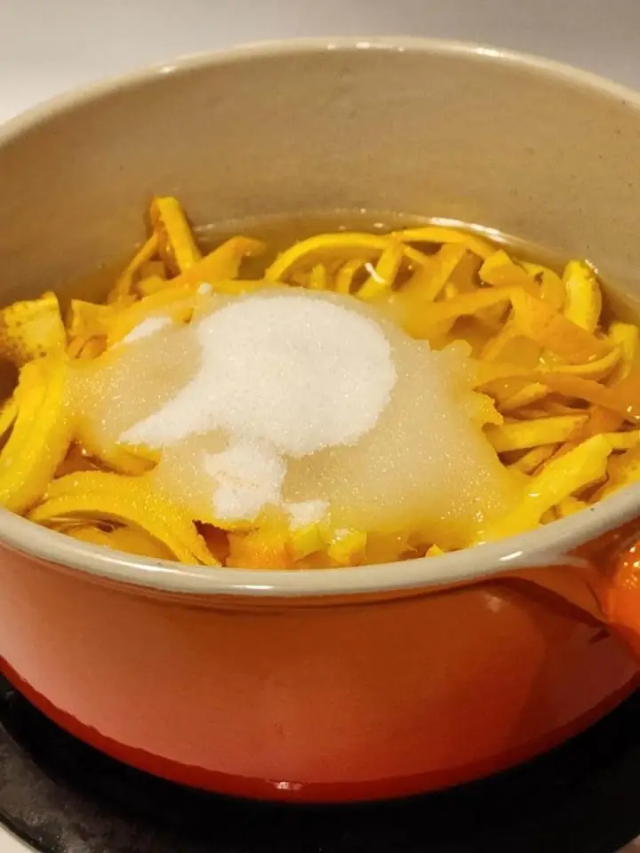 How to make orange candied peel
