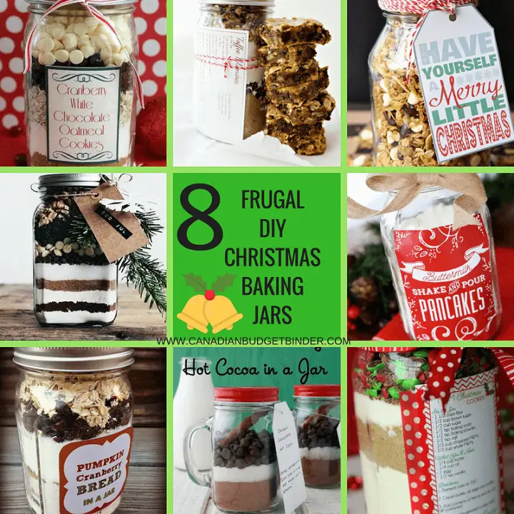 Baked goods in a jar for Christmas