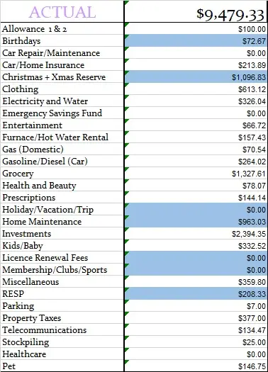How much money we spent in November 2022