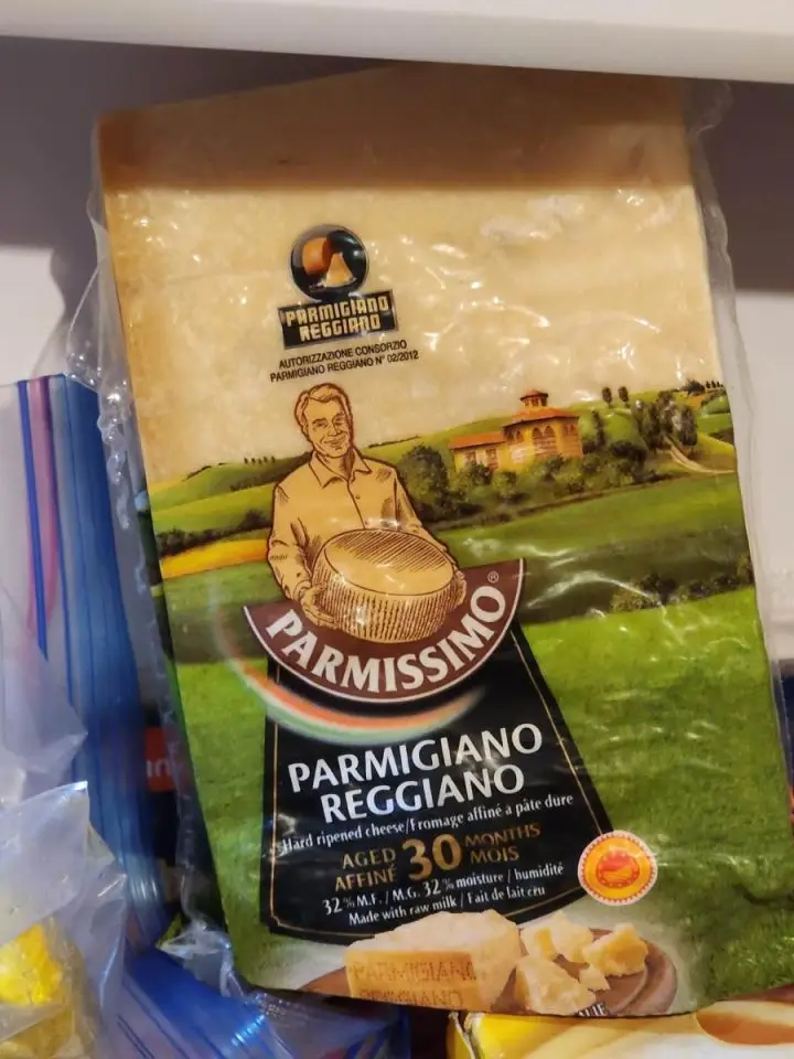 Freeze Parmigiano Reggiano Cheese