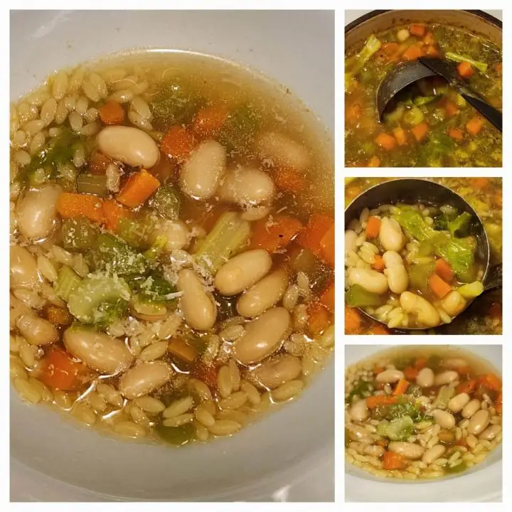 How To Make Italian White Bean Chicken Orzo Soup Bowl