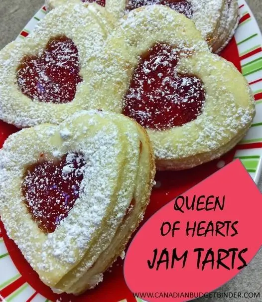 Valentine's Day Queen of Hears Tarts Cookies