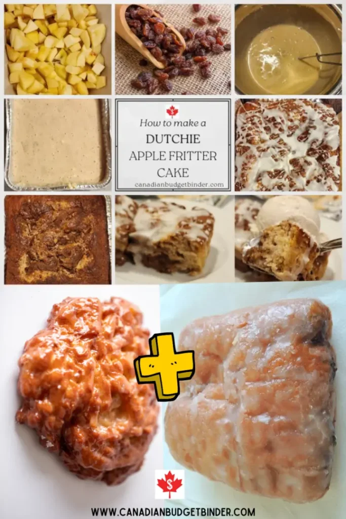 How to make an apple fritter dutchie cake