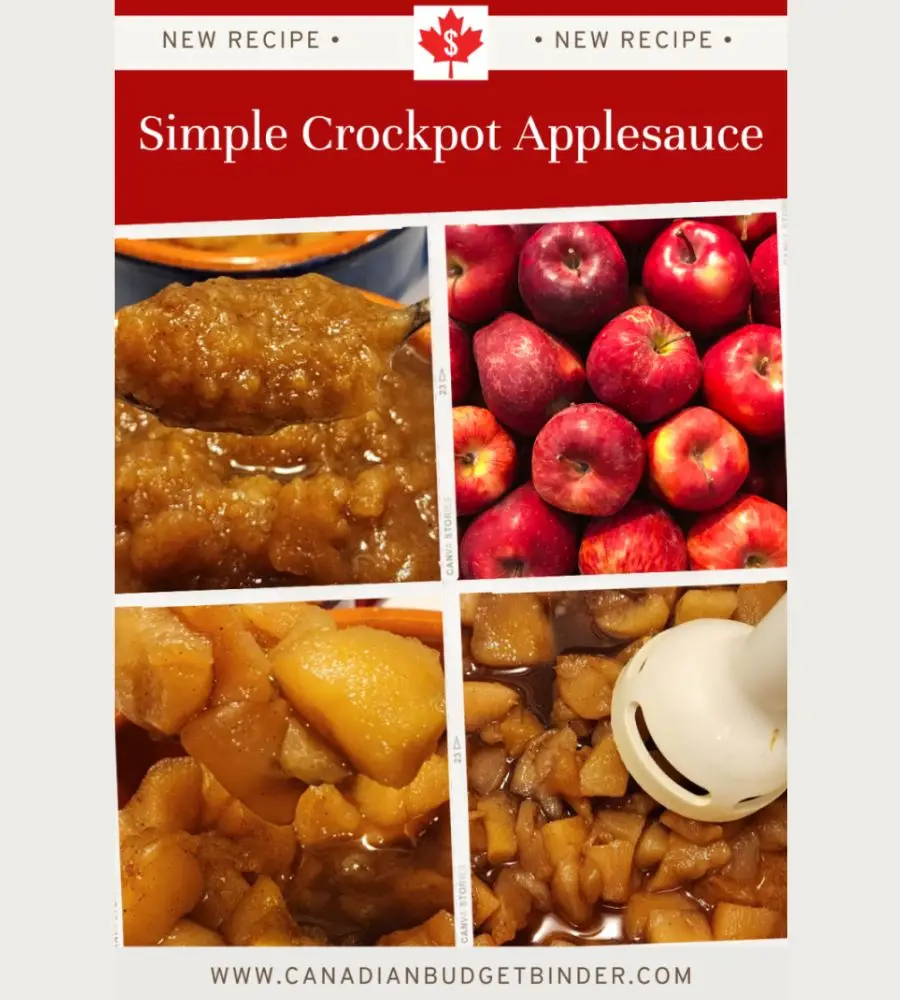 How to make homemade crockpot applesauce.