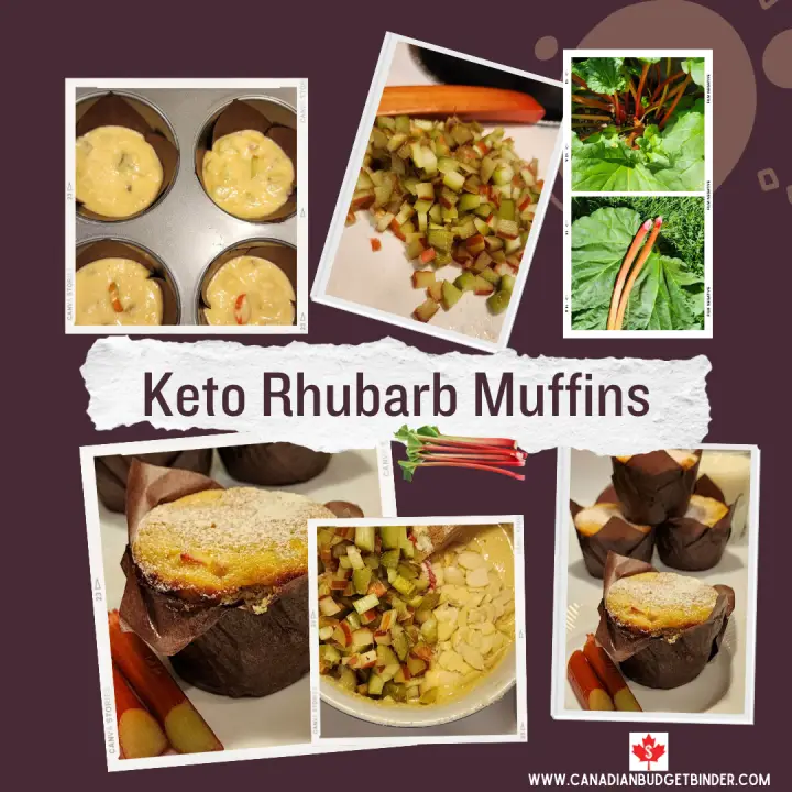 How To Make Keto Rhubarb Muffins