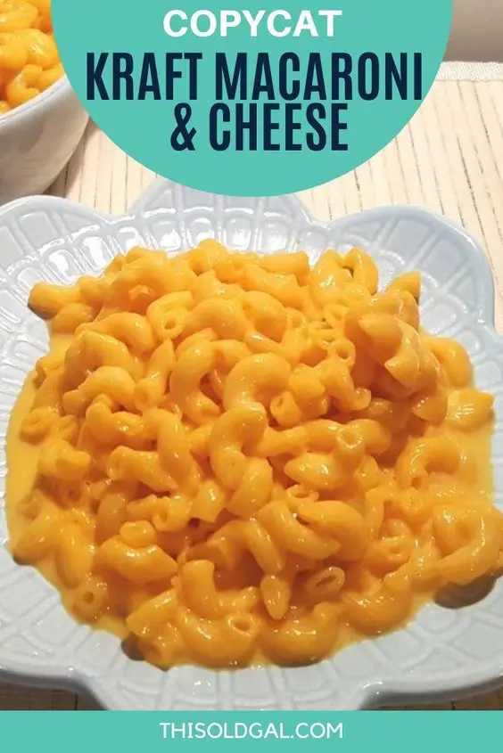 Copycat Kraft Dinner Macaroni and Cheese