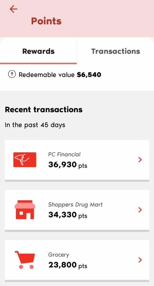 PC points last 45 days CBB.