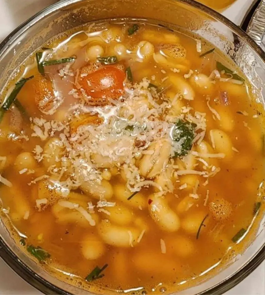 Bowl of Italian White Bean Soup