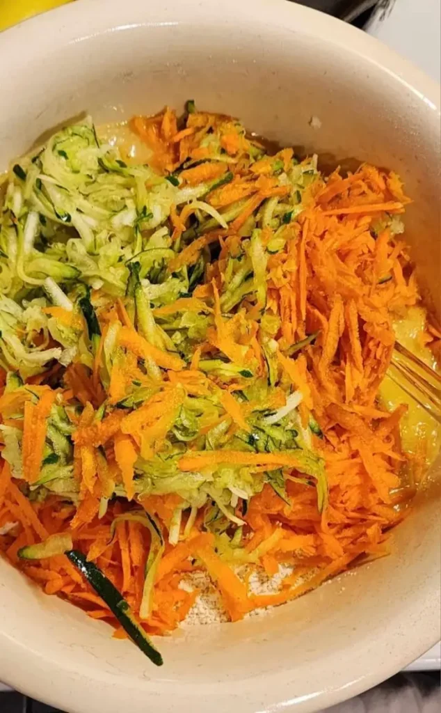 Carrot Zucchini Cake Batter