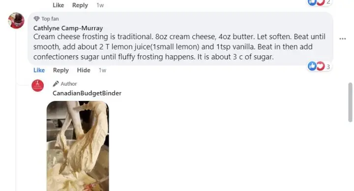 Facebook Cream Cheese Frosting For Carrot Walnut Cake Recipe